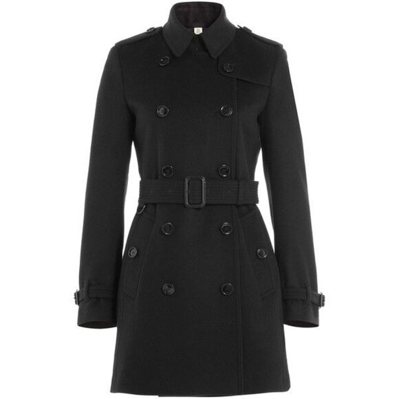 Burberry Women's Harbourne Mid-Length Cotton Trench Coat Nova